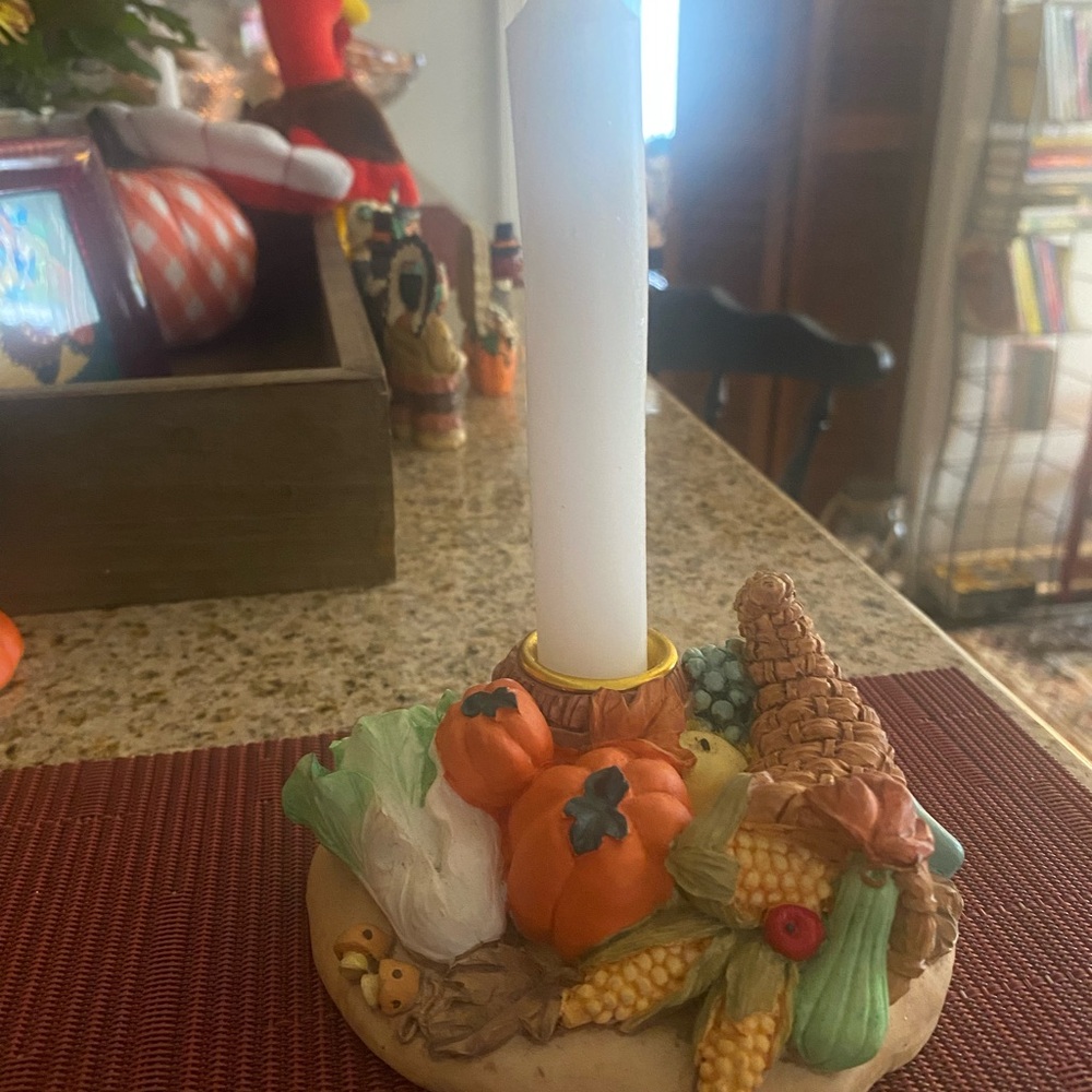 Autumn Harvest Candle Holder